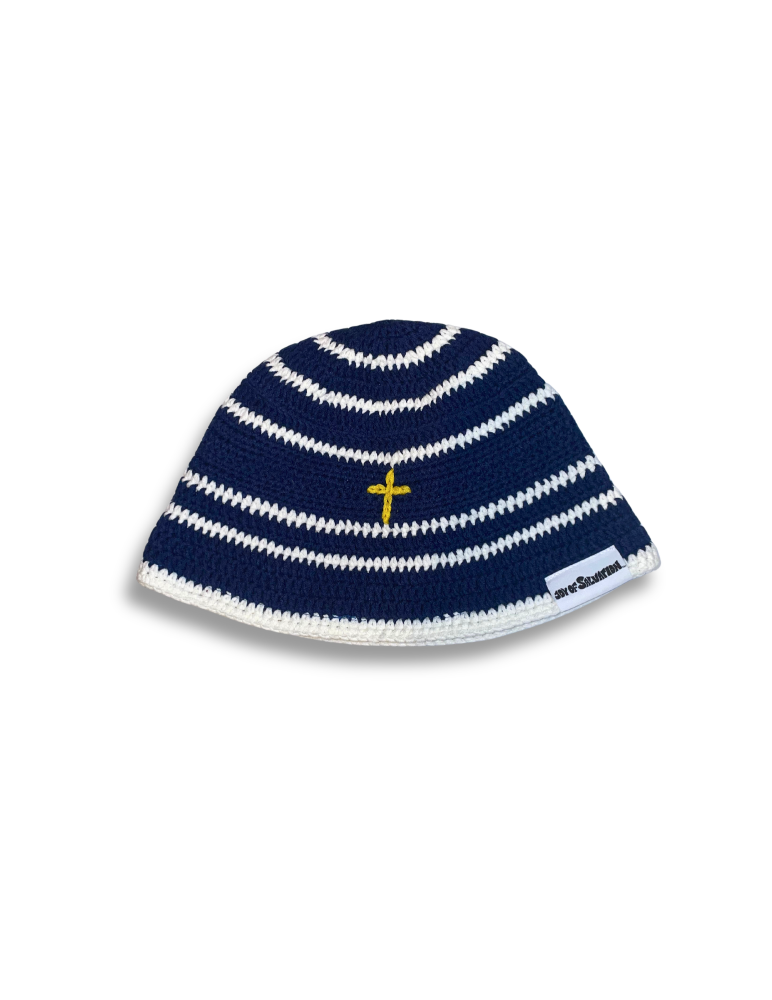 Waves Satin-lined Crochet Bucket Hat