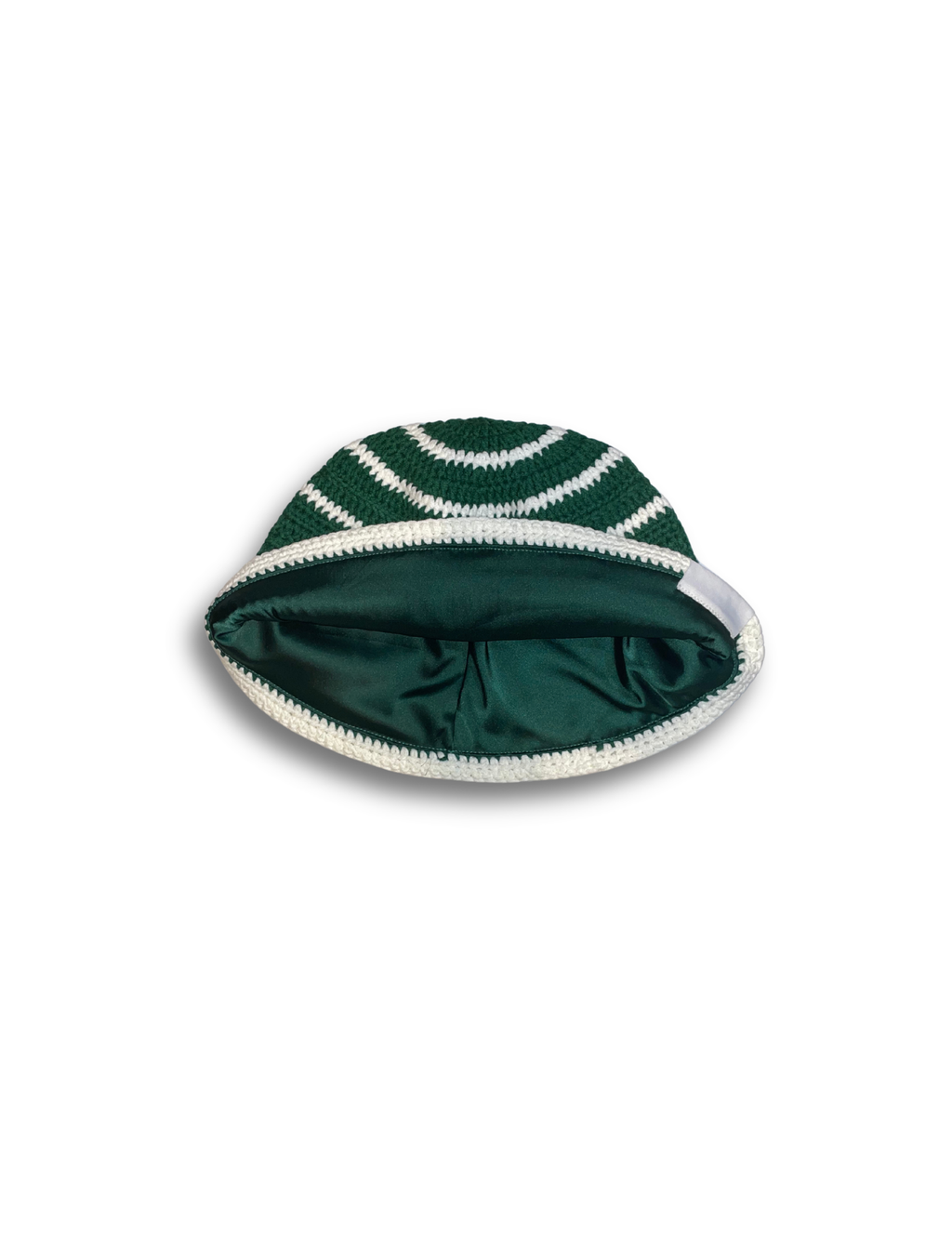 Green Pastures Satin-lined Crochet Bucket Hat
